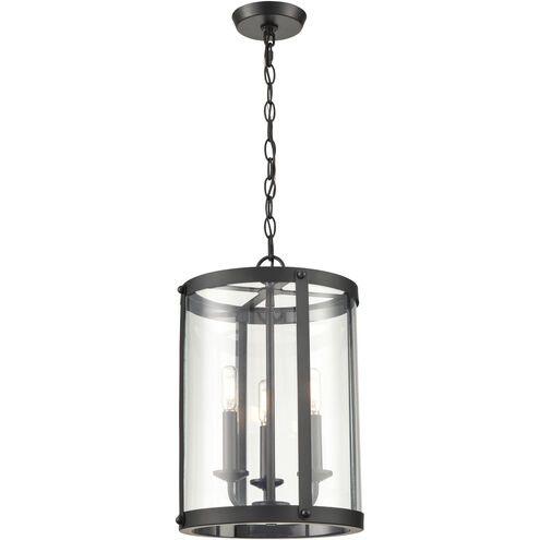 Aydenn 3 Light 11.75 inch Matte Black Indoor Pendant Ceiling Light